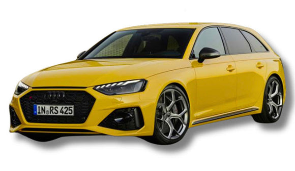 (Pre-Order) 1:18 2024 Audi RS4 25th Anniversary Edition -- Yellow -- GT Spirit