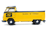 1:18 Volkswagen (VW) T2 Kombi Pickup -- IKEA Blue/Yellow -- Solido