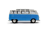 1:18 Volkswagen Kombi T1 Samba 1962 -- Light Blue/White -- Solido