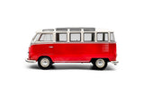 1:18 Volkswagen Kombi T1 Samba 1962 -- Red/White -- Solido