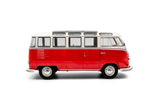 1:18 Volkswagen Kombi T1 Samba 1962 -- Red/White -- Solido