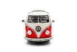 1:18 Volkswagen Kombi T1 Samba 1962 -- Red/White -- Solido