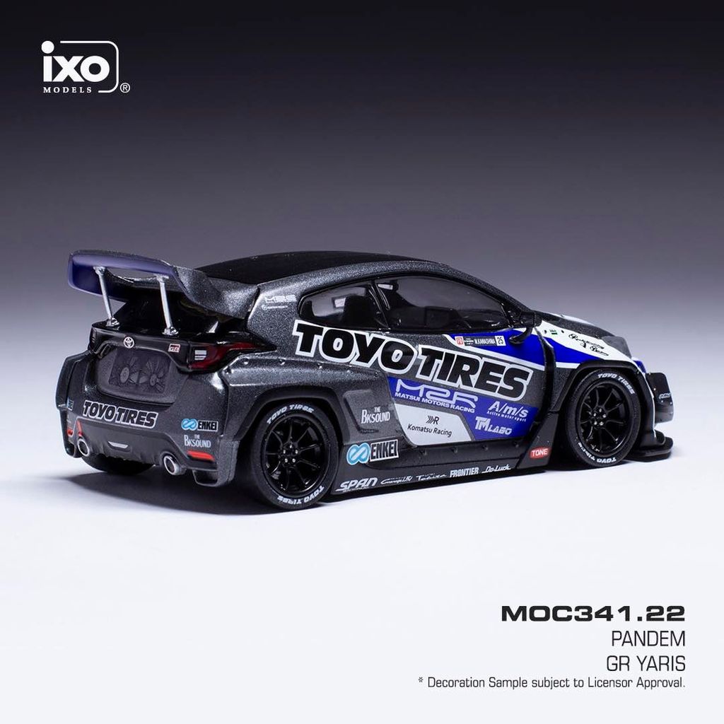 Voiture miniature TOYOTA YARIS GR PANDEM Noir 1/43 IXO Promo à 25