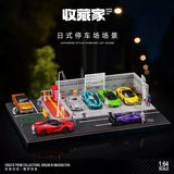 1:64 Diorama – Japanese Style Parking Lot Miniature Scene -- SCJ 82035