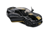 1:18 2023 Shelby Mustang GT500-H -- Black w/Gold Stripes -- Solido Ford