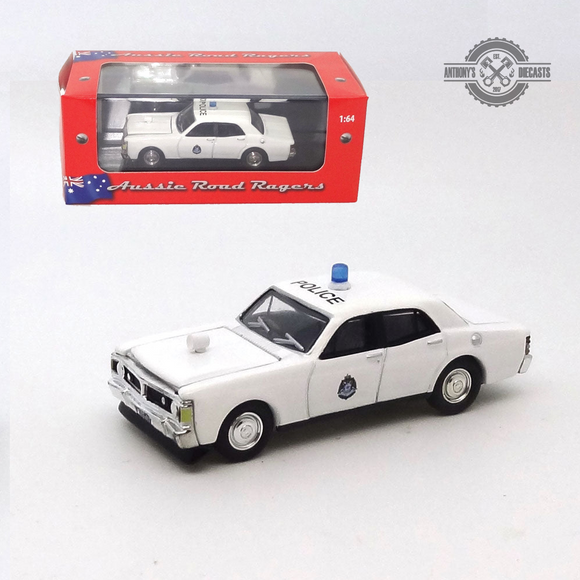 1:64 1971 Ford XY Falcon Sedan -- Victorian Police Car -- Cooee Classics