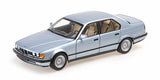 1:18 1986 BMW 730i (E32) -- Light Blue Metallic -- Minichamps