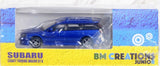1:64 Subaru Legacy E-Tune II 2002 -- Blue -- BM Creations