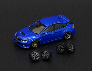 1:64 Subaru Impreza WRX 2009 -- Blue -- BM Creations