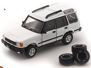 1:64 Land Rover 1998 Discovery 1 -- White -- BM Creations