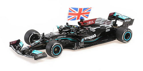 1:18 2021 Lewis Hamilton -- British GP Winner -- Mercedes F1 W12 E -- Minichamps