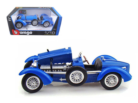 1:18 1934 Bugatti Type 59 -- Blue -- Bburago