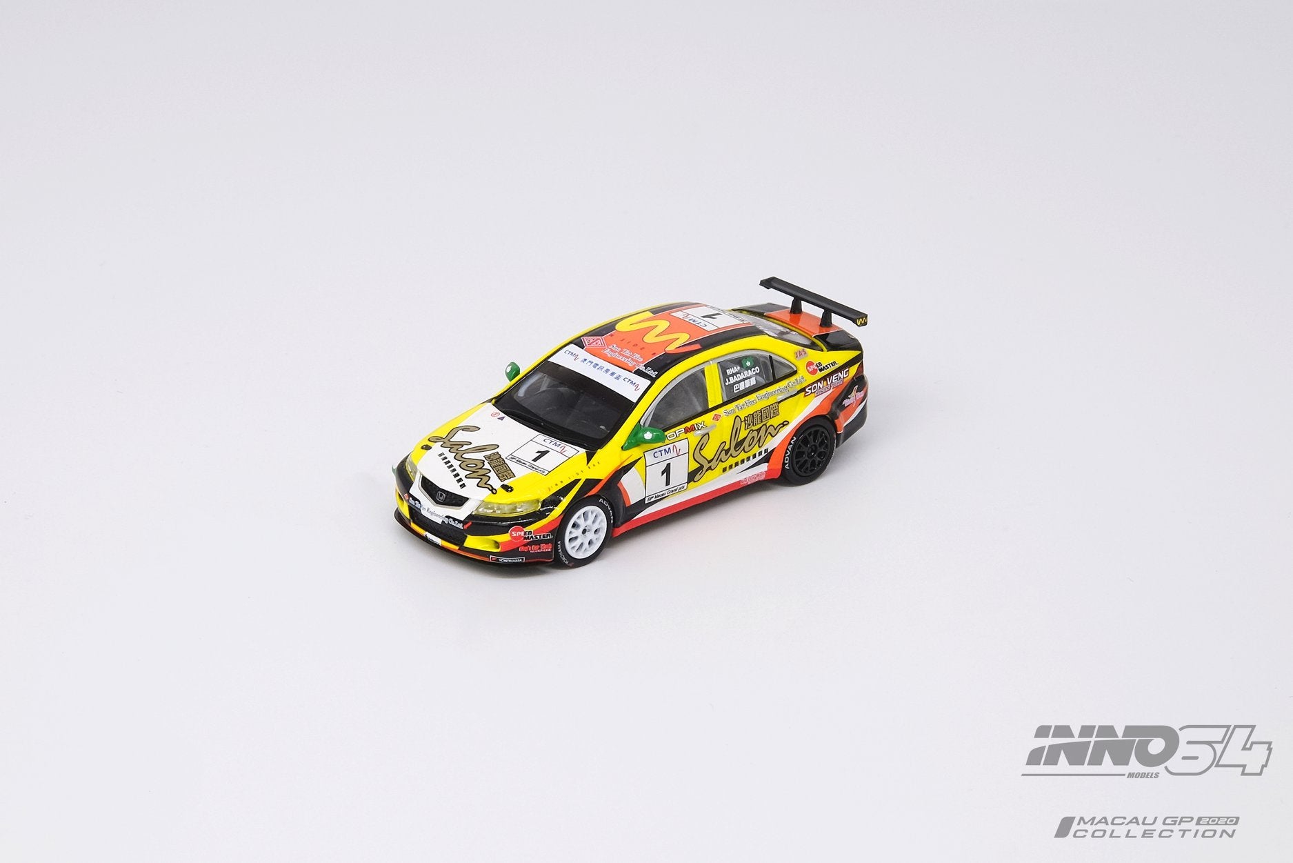 INNO64 1/64 ホンダ アコード CL7 #15 マカオGP 未開封 INNO64 1/64 ホンダ アコード CL7 #15 マカオGP 未開封 - メルカリ