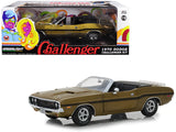 1:18 1970 Dodge Challenger R/T Convertible -- Metallic Gold -- Greenlight