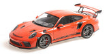 1:18 2019 Porsche 911 GT3RS (991.2) -- Lava Orange -- Minichamps