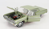 1:18 1964 Chevrolet Impala SS 409 Hardtop -- Meadow Green -- American Muscle