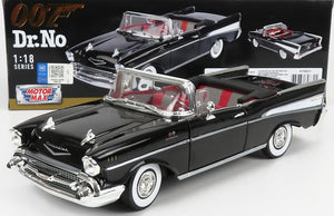 1:18 1957 Chevrolet Bel Air Convertible -- James Bond "Dr No" -- MotorMax