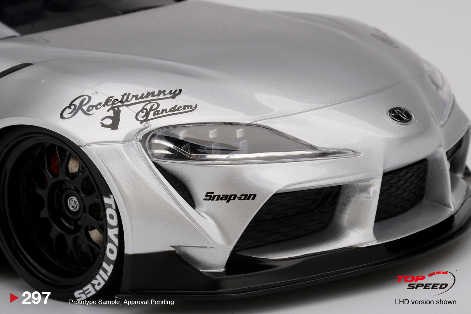 1:18 Toyota GR Supra Pandem V1.0 -- Silver -- Top Speed Models