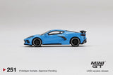 1:64 Chevrolet Corvette Stingray -- Rapid Blue -- Mini GT