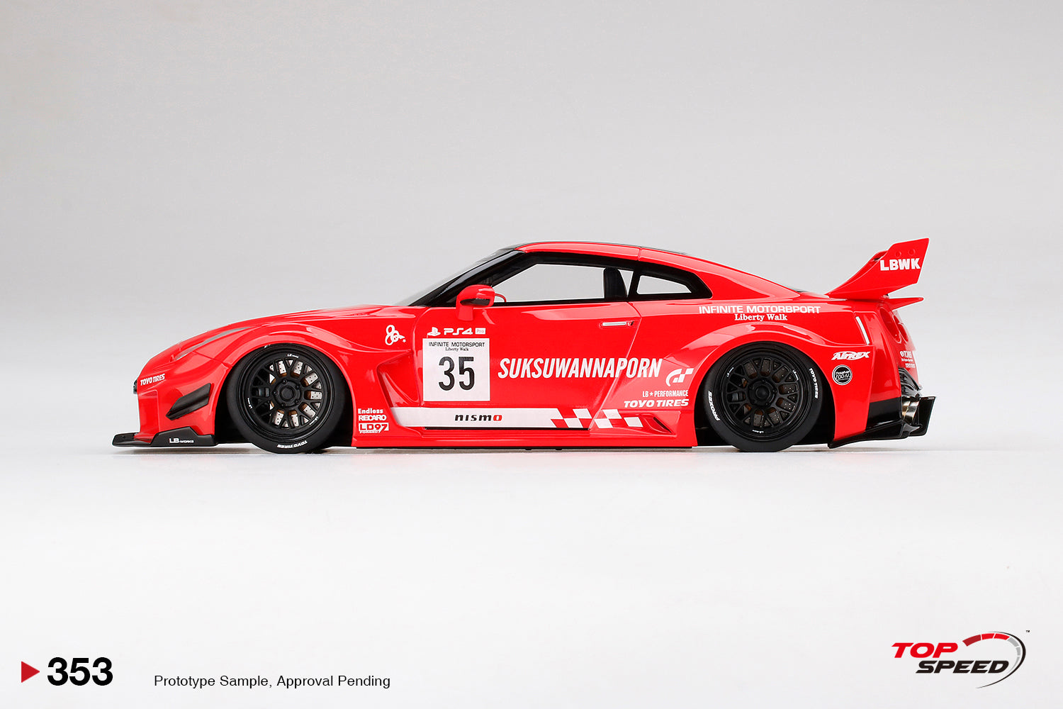 1:18 Nissan R35 GT-RR Ver.1 -- Motul LB-Silhouette WORKS GT -- Top Spe