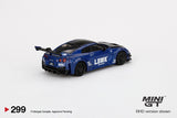 1:64 Nissan GT-RR (R35) -- LB-Silhouette Ver.2 Blue LBWK -- Mini GT