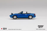 1:64 Mazda Eunos Roadster NA (MX-5) Miata -- Mariner Blue -- Mini GT