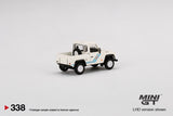 1:64 Land Rover Defender 90 Pickup -- White -- Mini GT