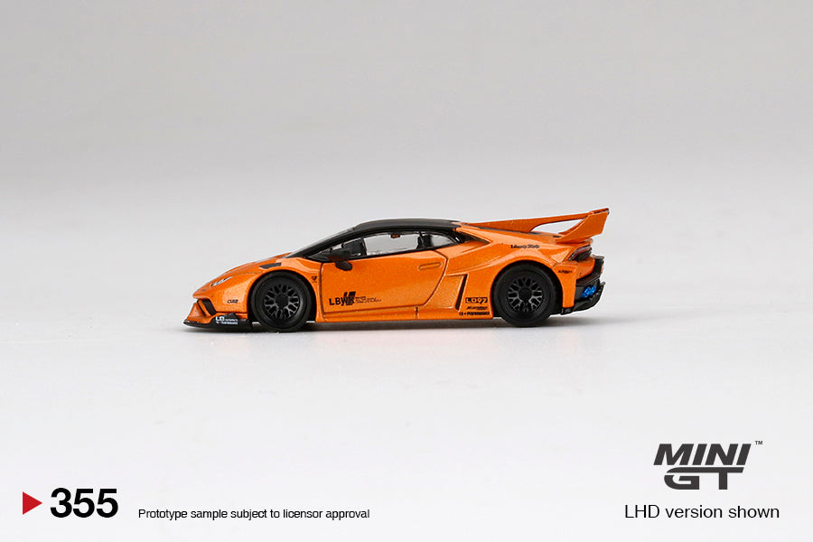 1:64 Lamborghini Huracán GT LB-WORKS -- Arancio Borealis (Orange) -- M