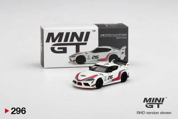 1:64 Toyota GR Supra LB-WORKS (A90) -- Martini Racing -- Mini GT