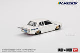 1:64 Datsun 510 Pro Street -- GREDDY Pearl White -- KaidoHouse x Mini GT 016