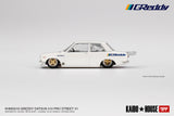 1:64 Datsun 510 Pro Street -- GREDDY Pearl White -- KaidoHouse x Mini GT 016