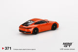 1:64 Porsche 911 (992) Carrera 4S -- Lava Orange -- Mini GT