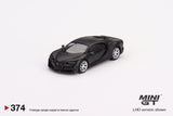 1:64 Bugatti Chiron Super Sport 300+ -- Matte Black -- Mini GT
