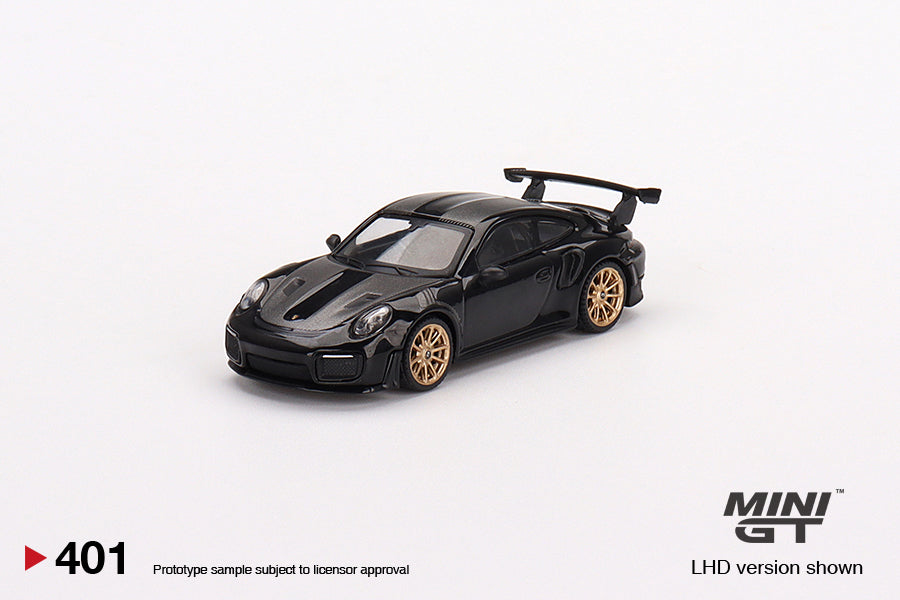 1:64 Porsche 911(991) GT2 RS Weissach Package -- Black -- Mini GT