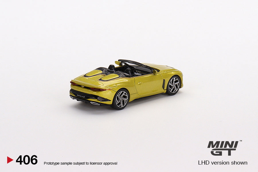 1:64 Bentley Mulliner Bacalar -- Yellow Flame -- Mini GT