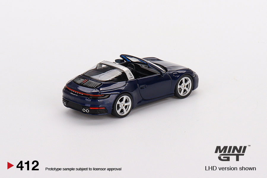 ミニカー MINI GT Porsche 911 Targa 4S Gentian Blu 1:64 Porsche 911 Targa 4S -- Gentian Blue Metallic -- Mini GT