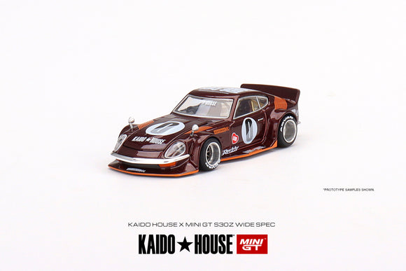 1:64 Datsun KAIDO Fairlady Z -- Dark Red -- KaidoHouse x Mini GT KHMG023