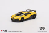 1:64 Bugatti Chiron Pur Sport -- Yellow -- Mini GT