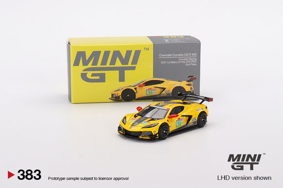 1:64 Chevrolet Corvette C8.R -- #63 2021 Le Mans 24 Hrs GTE PRO 2nd -- Mini GT