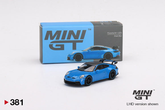 1:64 Porsche 911 (992) GT3 -- Shark Blue -- Mini GT