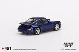 1:64 RUF CTR 1987 -- Anniversary Dark Blue -- Mini GT Porsche