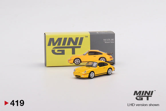 1:64 RUF CTR 1987 -- Blossom Yellow -- Mini GT Porsche