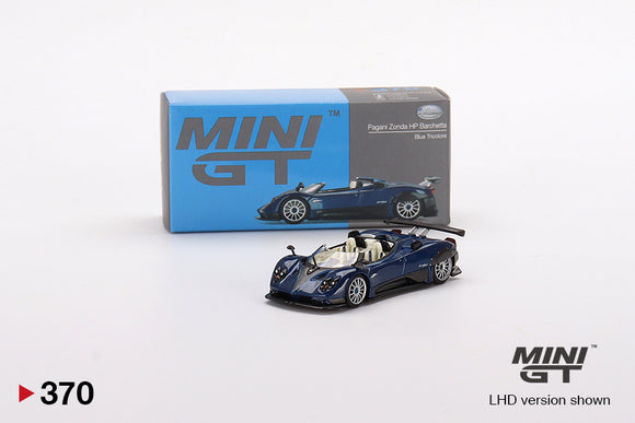 1:64 Pagani Zonda HP Barchetta -- Blue Tricolore -- Mini GT