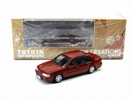 1:64 Toyota Corolla AE100 1996 -- Red -- BM Creations