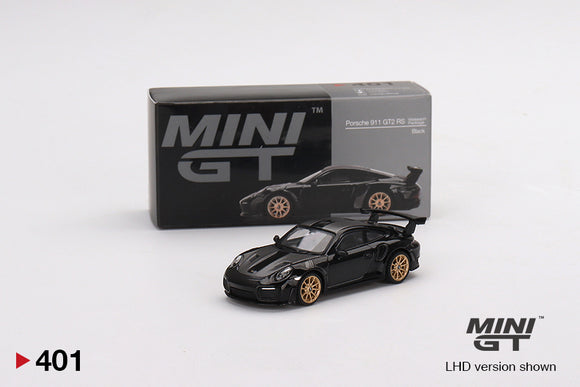 1:64 Porsche 911(991) GT2 RS Weissach Package -- Black -- Mini GT