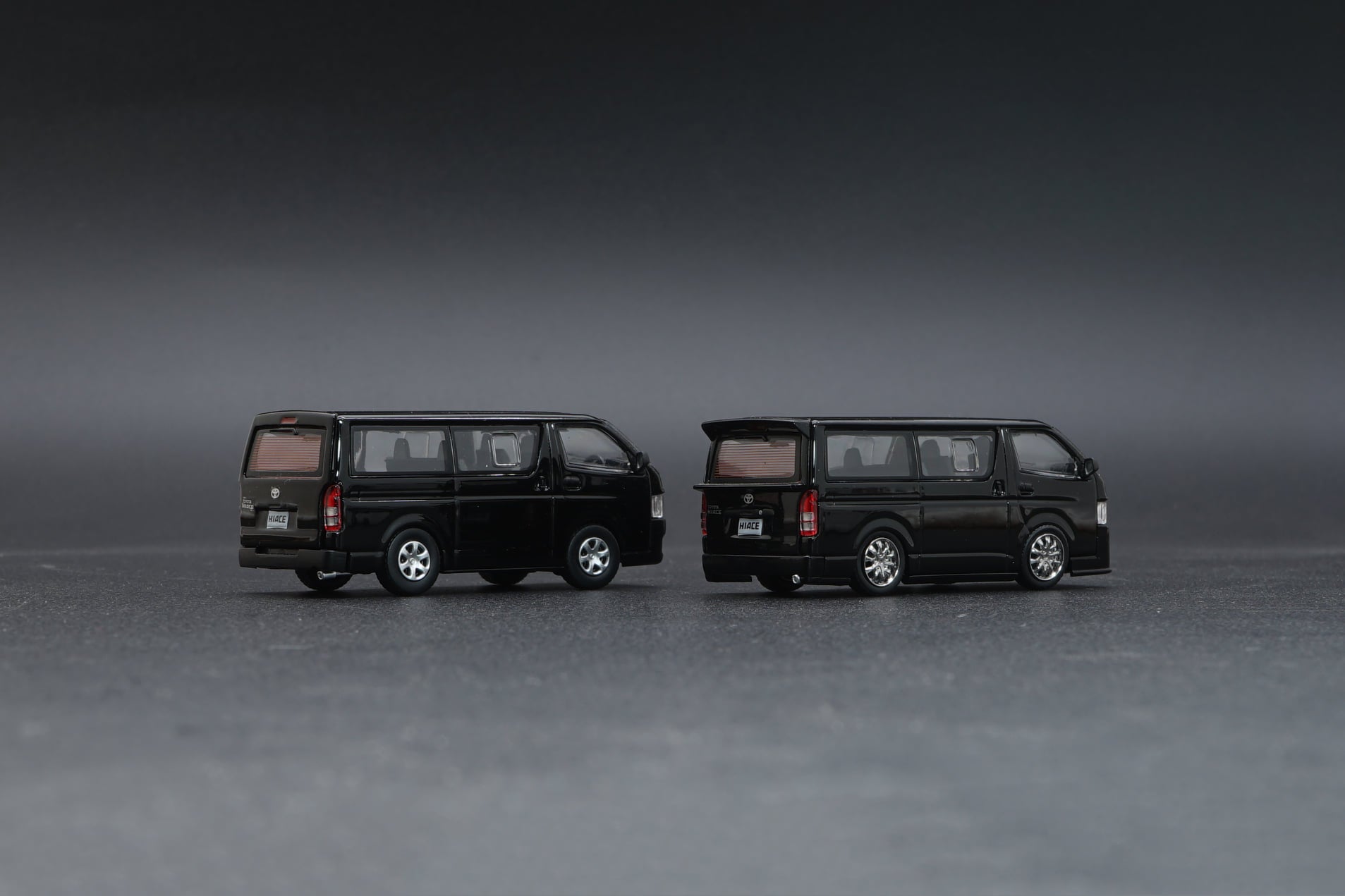 1:64 Toyota Hiace 2015 KDH200V -- Black -- BM Creations