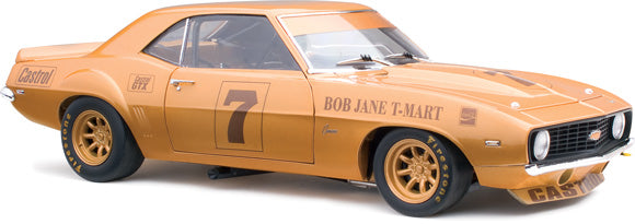 1:18 1971 ATCC Winner Bob Jane -- Chevrolet Camaro ZL1 Gold Livery -- Classic