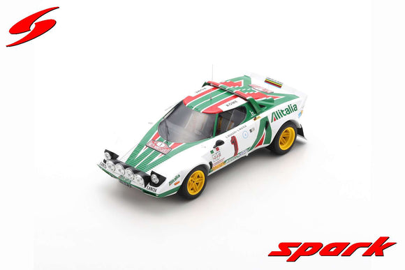 1:18 1977 Monte Carlo Rally Winner -- #1 Lancia Stratos HF -- Spark