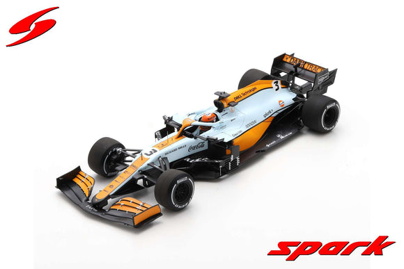 1:18 2021 Daniel Ricciardo -- Monaco GP Livery -- McLaren MCL35M -- Spark F1