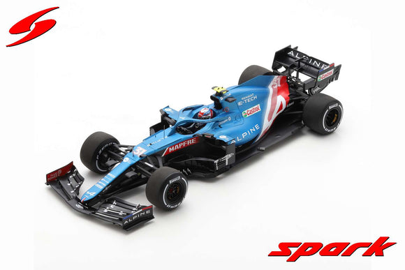 1:18 2021 Esteban Ocon -- Hungarian GP Winner -- Alpine A521 -- Spark F1